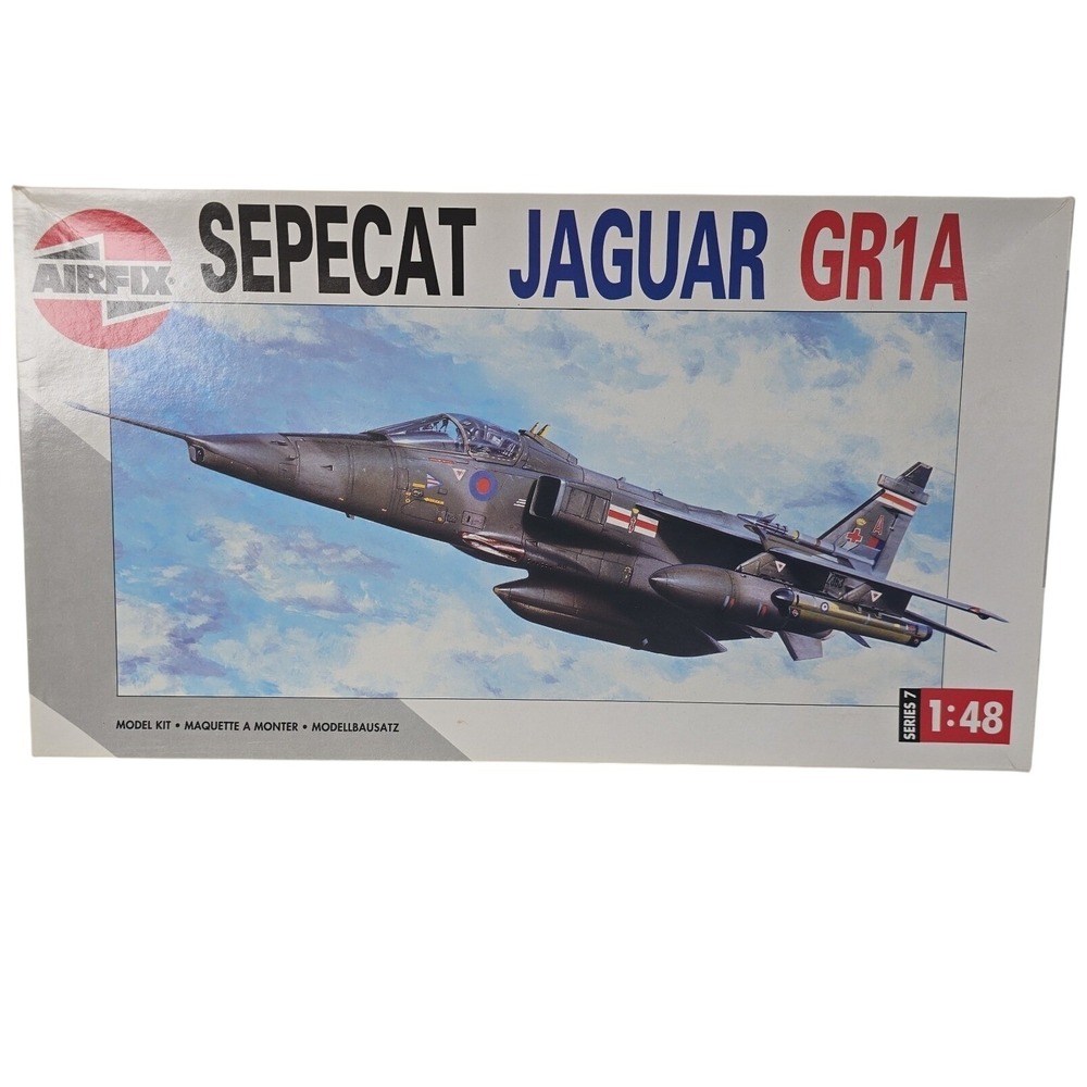 Airfix 1/48 Sepecat Jaguar GR1A Model Airplane Kit# 07104 NEW Open Parts Sealed